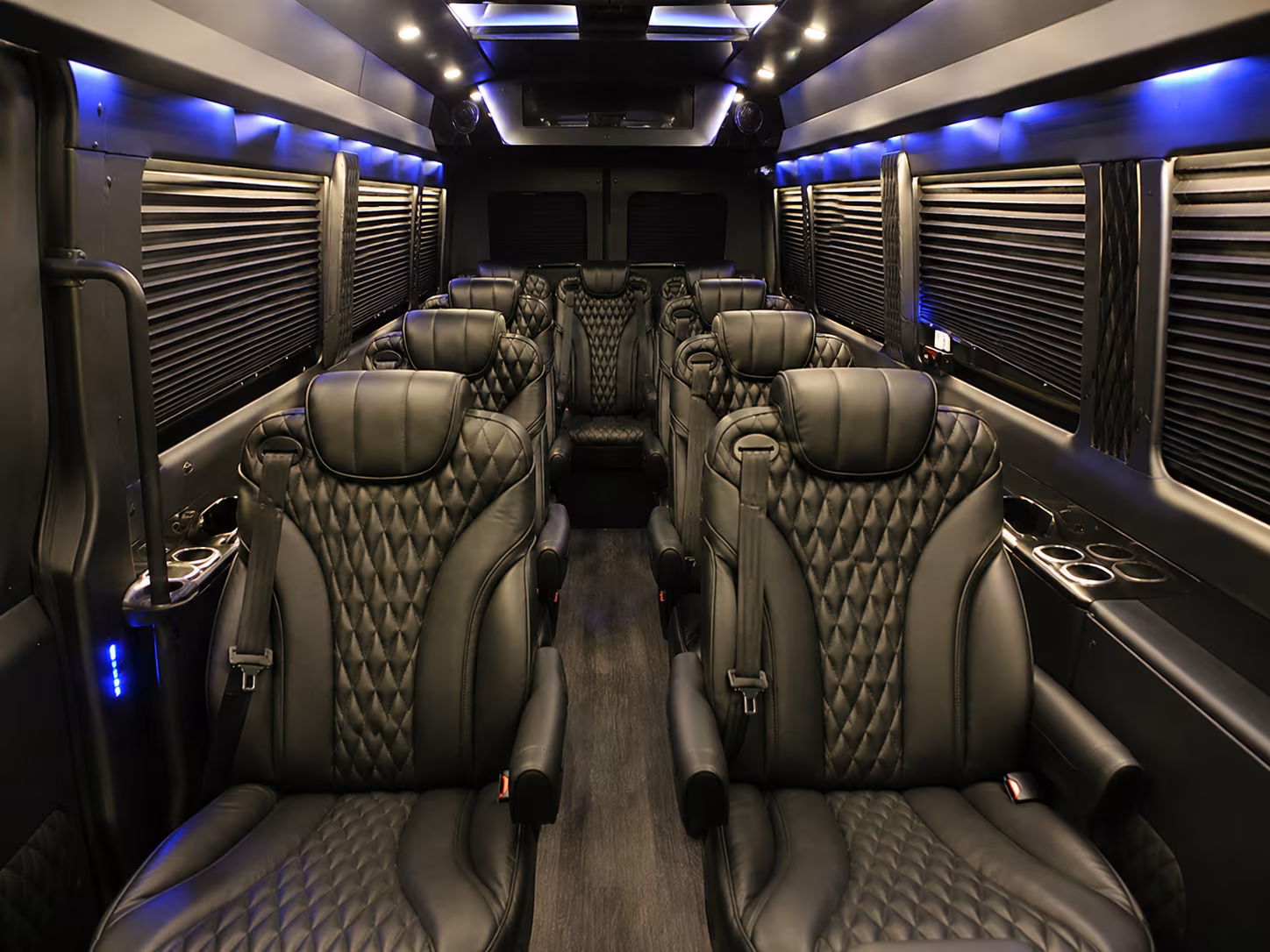 Huntsville Airport Shuttle & Transportation party bus exterior