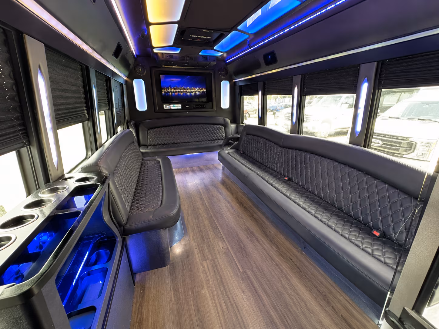 Huntsville Bachelor & Bachelorette Transportation onboard seating