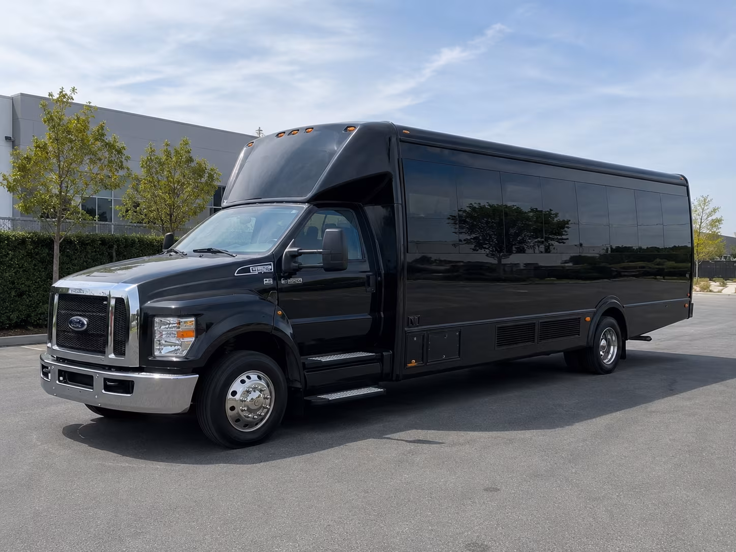 Huntsville Birthday, Sweet 16, & Quinceañera Transportation party bus exterior