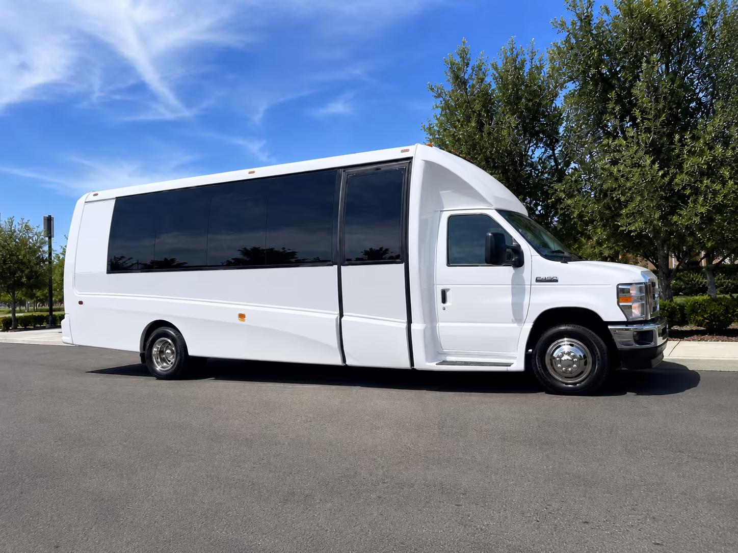 Huntsville Corporate Transportation party bus exterior
