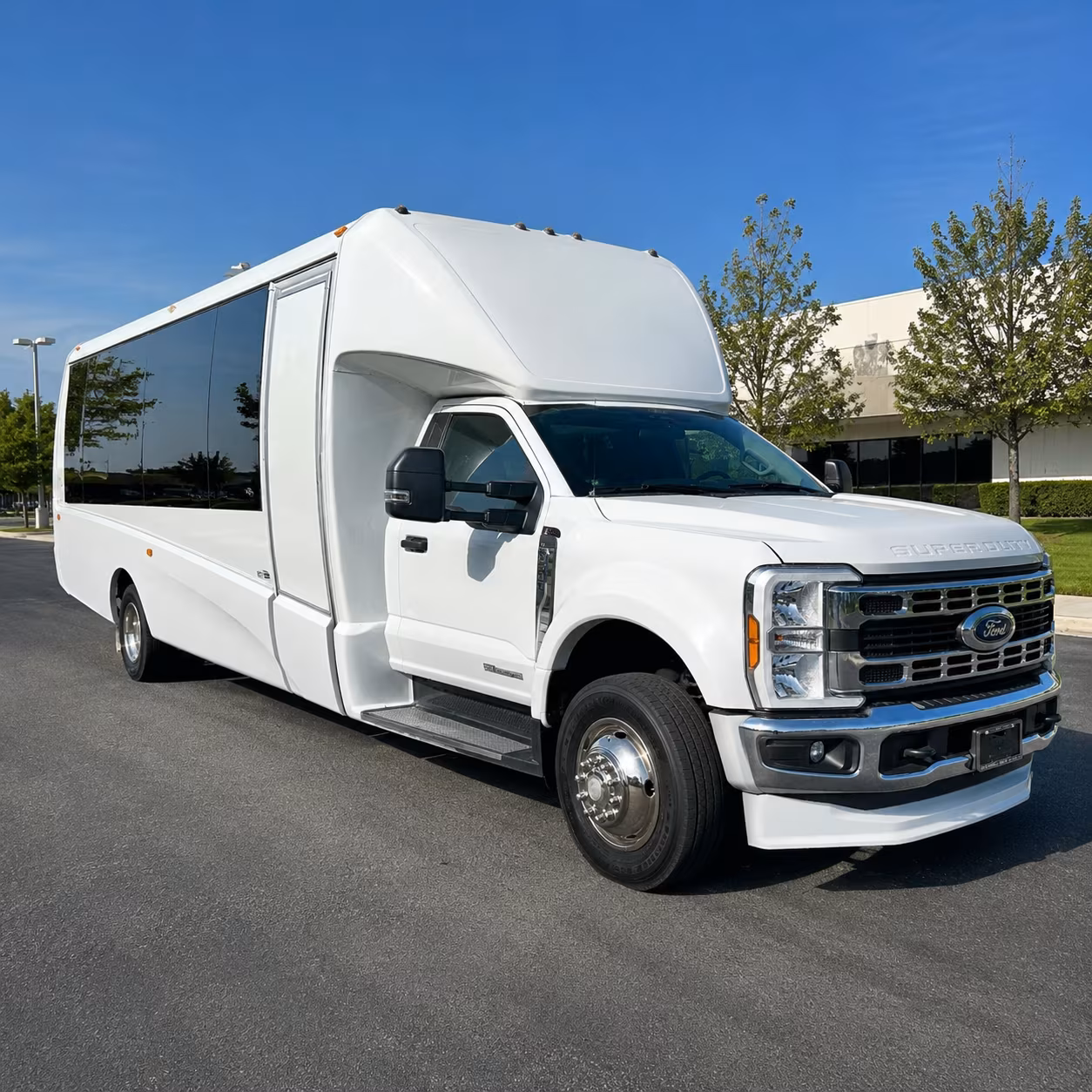 Huntsville Corporate Transportation party bus exterior