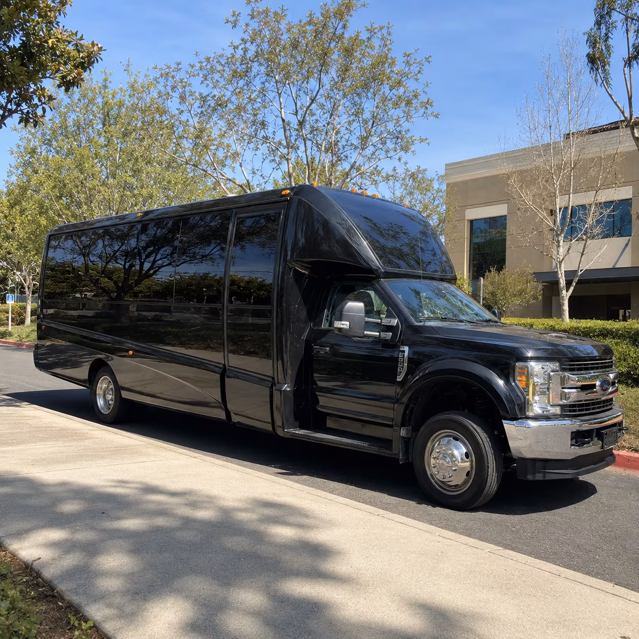 Huntsville Prom & Homecoming Transportation party bus exterior