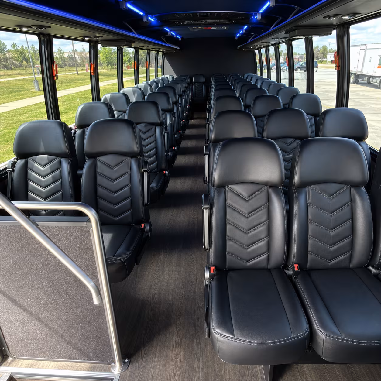 Huntsville School Event Transportation onboard seating