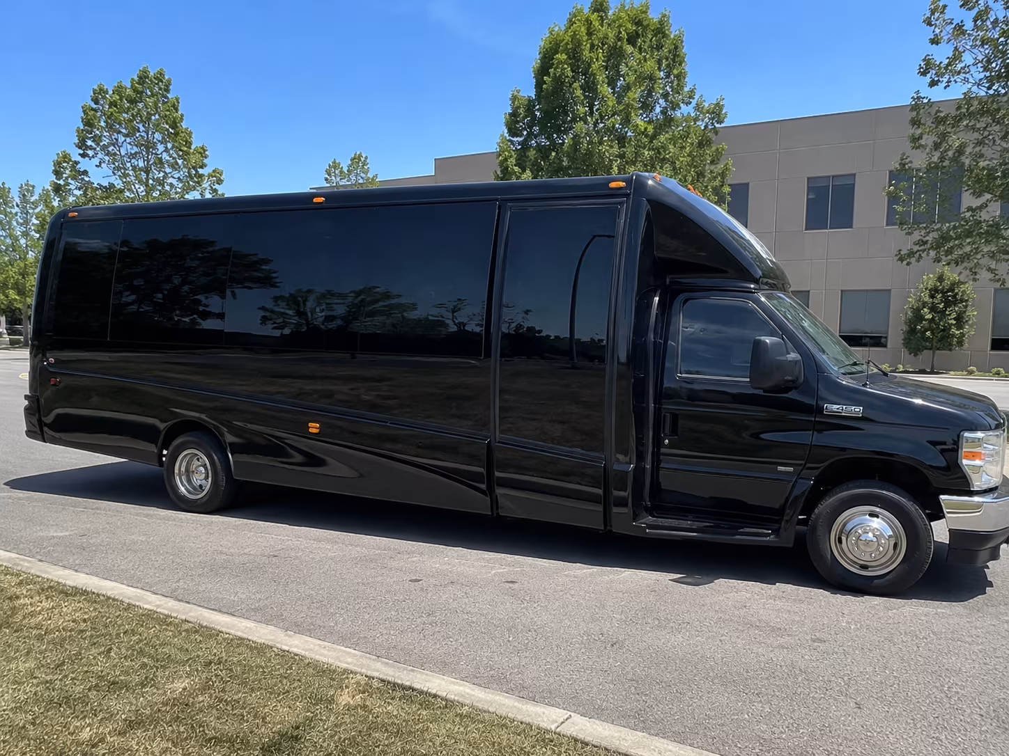 Huntsville Wedding Transportation party bus exterior