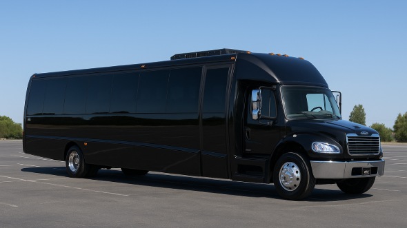 Exterior of Charter Bus Company Nashville's 30 Passenger Party Bus in Nashville