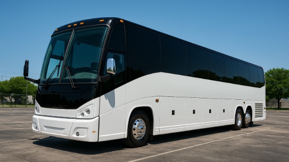 Exterior of Charter Bus Company Decatur's 50 Passenger Party Bus in Decatur