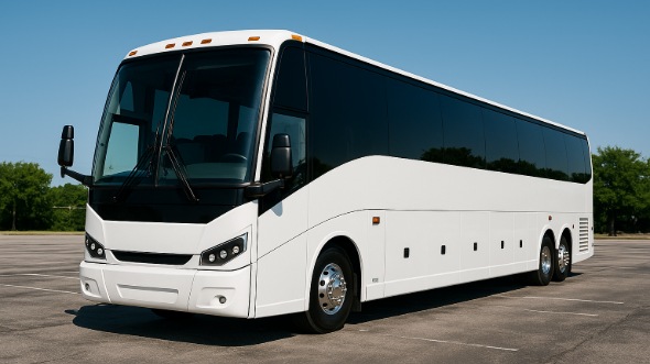 Exterior of Charter Bus Company Huntsville's ADA Charter Bus in Huntsville
