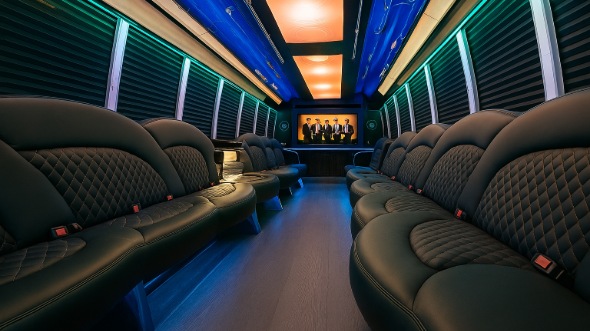 huntsville 50 passenger party bus rental